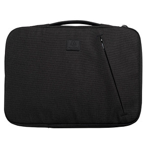 3130630171416 - Laptophülle Business für Laptops 15-16 gepolstert Griff & Reißverschlussfach B 410 x T 25 x H 310 mm Post-Consumer-Polyester schwarz