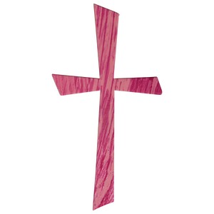 4006166334825 - Wachsmotiv pink Kreuz