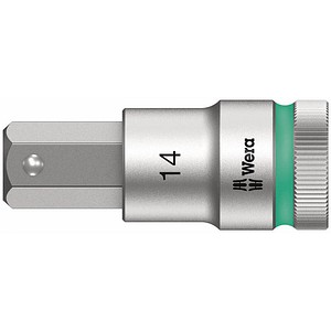 Wera 1/2" Zyklop mit Haltefunktion kurz Steckschlüsseleinsatz Größe: 6,0 mm Länge: 60,0 mm