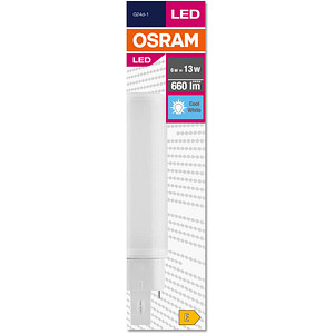 4058075558182 - Dulux d 13 LED-Lampe für G24D-1 Sockel 5 Watt 1000 Lumen Kaltweiß (4000K) rotierbar Ersatz für herkömmliches 13W-Dulux Leuchtmittel - Weiß 4058075558182 - Dulux d 13 LED-Lampe für G24D-1 Sockel 5 Watt 1000 Lumen Kaltweiß (4000K) rotierbar Ersatz für herkömmliches 13W-Dulux Leuchtmittel - Weiß
