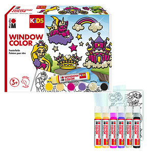4007751960412 - Prinzessin Fenstermalfarben farbsortiert 6 x 250 ml 4007751960412 150 Milliliter 4007751960412 - Prinzessin Fenstermalfarben farbsortiert 6 x 250 ml 4007751960412 150 Milliliter