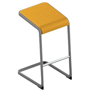 8056457078316 - Hocker OCSTOA01 35RA C-STOOL gelb bis 110kg 8056457078316 Quadrifoglio