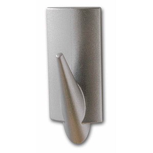 4042448105509 - Selbstklebender haken bis 2KG wieder ablösbar eckig chrom 2 stück - Tesa