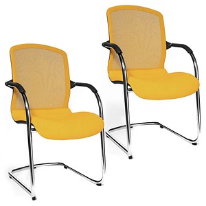 2 Topstar Open Chair 100 Besucherstuhle Gelb