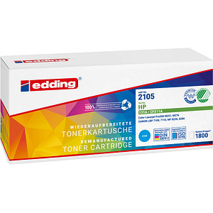 4004764982714 - EDD-2105 Toner einzeln ersetzt Canon HP 131A (CF211A) Cyan 1800 Seiten Kompatibel Toner 4004764982714 - EDD-2105 Toner einzeln ersetzt Canon HP 131A (CF211A) Cyan 1800 Seiten Kompatibel Toner