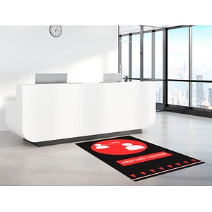 5412289215801 - Fußmatte Abstand halten schwarz rot 900 x 1500 cm 5412289215801 Mercury 5412289215801 - Fußmatte Abstand halten schwarz rot 900 x 1500 cm 5412289215801 Mercury