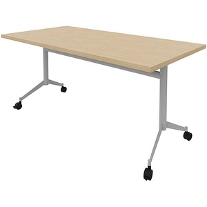 8029466027705 - Mehrzwecktisch Pop-up eiche alu rechteckig T-Fuß-Gestell alu 1600 x 800 x 740 cm 8029466027705 Quadrifoglio 8029466027705 - Mehrzwecktisch Pop-up eiche alu rechteckig T-Fuß-Gestell alu 1600 x 800 x 740 cm 8029466027705 Quadrifoglio