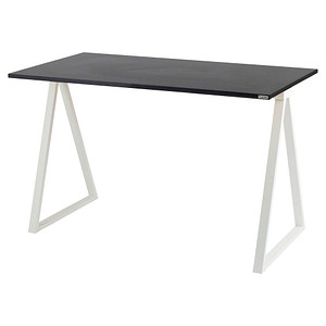 3660141256291 - Schreibtisch easyHome LV9 LV91301 65-130cm (H) 110x60cm (BxT) rechteckig schwarz   weiß 3660141256291 PAPERFLOW