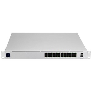 0817882027649 - UniFi Switch USW-Pro-24-POE - Switch - managed - 24 x 10 100 1000 (16 PoE+ 8 PoE++) + 2 x 10 Gigabit SFP+ (Uplink) - Desktop an Rack montierbar - PoE++ (400 W) 0817882027649 - UniFi Switch USW-Pro-24-POE - Switch - managed - 24 x 10 100 1000 (16 PoE+ 8 PoE++) + 2 x 10 Gigabit SFP+ (Uplink) - Desktop an Rack montierbar - PoE++ (400 W)