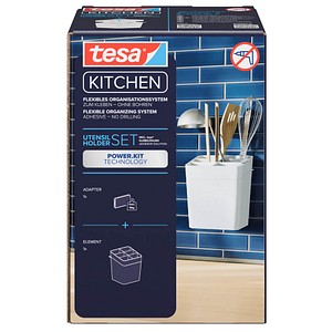 4063565273407 - tesa Küchenutensilienhalter weiß Einzeladapter Utensilienhalter Utensilieneinlage tesa® PowerKit Adapter tesa® Klebeapplikator Anleitung Wasserwaage Rändelmutter 4063565273407 - tesa Küchenutensilienhalter weiß Einzeladapter Utensilienhalter Utensilieneinlage tesa® PowerKit Adapter tesa® Klebeapplikator Anleitung Wasserwaage Rändelmutter