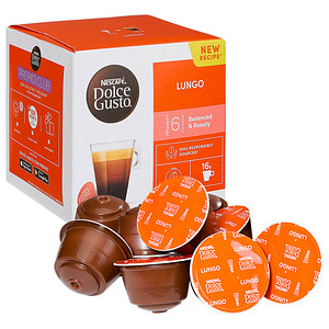 8445290859549 - LUNGO Kaffeekapseln Arabicabohnen 16 Portionen 8445290859549 90 Gramm