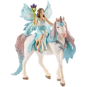 4059433573816 - Bayala 70569 Eyela mit Prinzessinnen-Einhorn Spielfigur 4059433573816 Schleich