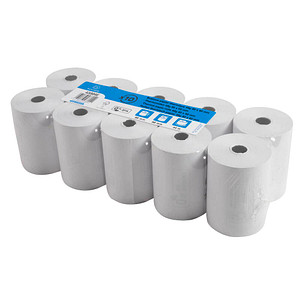3130633438042 - Thermorolle 80mmx44m Kern-Ø 12 mm Rollen-Ø 60 mm 55 gm² weiß 3130633438042 10 Stück 3130633438042 - Thermorolle 80mmx44m Kern-Ø 12 mm Rollen-Ø 60 mm 55 gm² weiß 3130633438042 10 Stück
