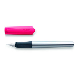 4014519763635 - LAMY nexx Patronenfüller crimson silber A (für Anfänger) 4014519763635 - LAMY nexx Patronenfüller crimson silber A (für Anfänger)