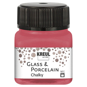 4000798119478 - Glass & Porcelain Chalky cozy red 20 ml Künstlerfarben - Kreul