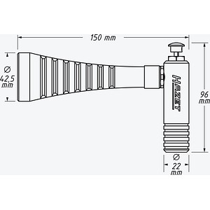4000896252626 - 9040T-1 Saug-Blas-Druckluftpistole umschaltbar 12 bar 4000896252626 Hazet 4000896252626 - 9040T-1 Saug-Blas-Druckluftpistole umschaltbar 12 bar 4000896252626 Hazet