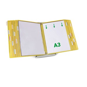 3377994333047 - Sichttafelsystem DIN A3 gelb mit 30 St Sichttafeln 3377994333047 Tarifold 3377994333047 - Sichttafelsystem DIN A3 gelb mit 30 St Sichttafeln 3377994333047 Tarifold