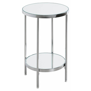 4001070522849 - Beistelltisch Glas silber 280 x 280 x 460 cm 4001070522849 HAKU Möbel 4001070522849 - Beistelltisch Glas silber 280 x 280 x 460 cm 4001070522849 HAKU Möbel