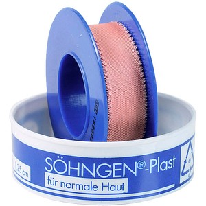 4250108807155 - SÖHNGEN Heftpflaster Plast 1009110 beige 125 cm x 50 m 1 St