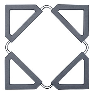 4019889143124 - Untersetzer grau 125 x 125 cm