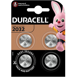5000394119376 - Batterie Lithium Knopfzelle CR2032 3V Retail Blister (4-Pack) (119376) - Duracell 5000394119376 - Batterie Lithium Knopfzelle CR2032 3V Retail Blister (4-Pack) (119376) - Duracell