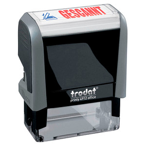 0190084287258 - Textstempel printy 4912 office mit Text GESCANNT Kunststoff schwarz 0190084287258 Trodat 0190084287258 - Textstempel printy 4912 office mit Text GESCANNT Kunststoff schwarz 0190084287258 Trodat