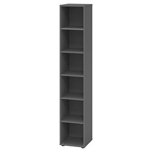 4032062184288 - Regale Breno 6 OH 28 kg je Boden B 400 x T 400 x H 2156 mm Spanplatte graphit 4032062184288 - Regale Breno 6 OH 28 kg je Boden B 400 x T 400 x H 2156 mm Spanplatte graphit