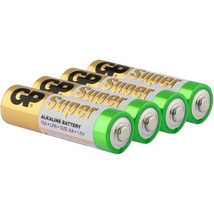 4891199000034 - Gp Batteries - GP15A   LR06 Mignon (AA)-Batterie Alkali-Mangan 15 v 4 St