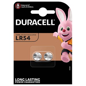 2 DURACELL Knopfzellen LR54 1,5 V