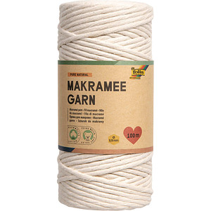 4001868126006 - Makramee Garn natur Pure natural 4001868126006 folia