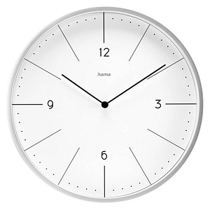 4047443520821 - Wanduhr Sardinien weiß silber Kunststoff Ø 300 cm 4047443520821 Hama 4047443520821 - Wanduhr Sardinien weiß silber Kunststoff Ø 300 cm 4047443520821 Hama