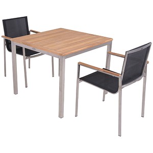 4041908134561 - Sitzgruppe DENVER 12 dunkelgrau silber Holz Metall 3-teilig 4041908134561 Garden Pleasure 4041908134561 - Sitzgruppe DENVER 12 dunkelgrau silber Holz Metall 3-teilig 4041908134561 Garden Pleasure