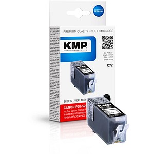 KMP C72 schwarz Tintenpatrone ersetzt Canon PGI-520 BK KMP C72 schwarz Tintenpatrone ersetzt Canon PGI-520 BK