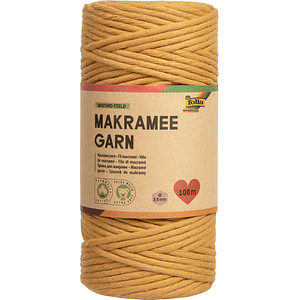 4001868126020 - Makramee Garn senfgelb Mustard field 4001868126020 folia 4001868126020 - Makramee Garn senfgelb Mustard field 4001868126020 folia