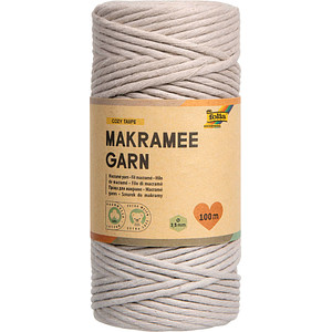 4001868126044 - Makramee Garn taupe Cozy taupe 4001868126044 folia