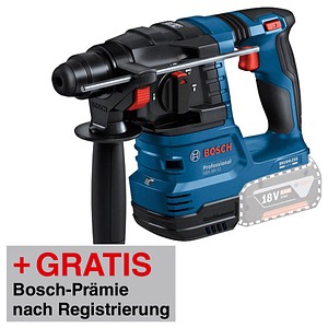 AKTION: BOSCH Professional GBH 18V-22 Akku-Bohrhammer-Set 18,0 V, ohne Akku mit Prämie nach Registrierung