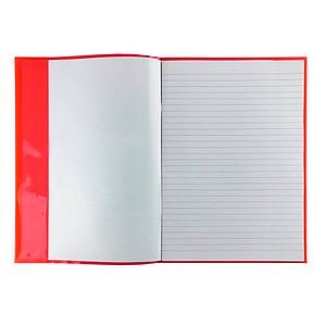 4008705196079 - 10 x HERMA Heftschoner Transparent Plus A4 rot 4008705196079 - 10 x HERMA Heftschoner Transparent Plus A4 rot