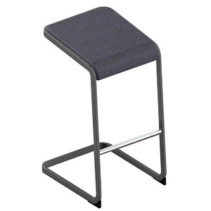 8056457078408 - Hocker OCSTOA01 2HAG C-STOOL anthrazit bis 110kg 8056457078408 Quadrifoglio