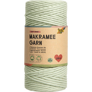 4001868126013 - Makramee Garn hellgrün Soft green 4001868126013 folia