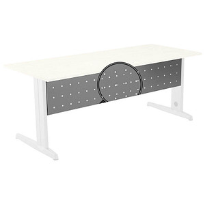 8427951992802 - Fußraumblende für Schreibtisch Metal Material Metall 160cm (160 8427951992802 - Fußraumblende für Schreibtisch Metal Material Metall 160cm (160