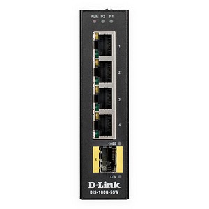 0790069437892 - D-Link DIS 100G-5SW - Switch - unmanaged - 4 x 10 100 1000 + 1 x 100 1000 SFP - an DIN-Schiene montierbar wandmontierbar 0790069437892 - D-Link DIS 100G-5SW - Switch - unmanaged - 4 x 10 100 1000 + 1 x 100 1000 SFP - an DIN-Schiene montierbar wandmontierbar