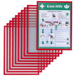 4016946713092 - Dokumentenhalter ITH4M10 01 A4 rot 4016946713092 ITH4M 10 01 10 Stück
