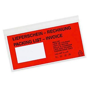 office discount Lieferscheintaschen Kunststoff DIN lang 1.000 St.