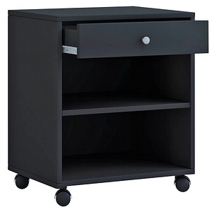 4051814370656 - Rollcontainer Beistellcontainer mit zwei offenen Fächern Maße ca H 54 x B 45 x T 38 cm Bürocontainer - Salda