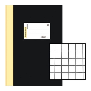 9001939743410 - Geschäftsbuch 608361 schwarz A4 kariert 80g 144 Blatt 288 Seiten 9001939743410 Ursus