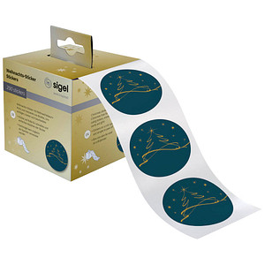 4004360794841 - SIGEL Aufkleber Christmas Tree petrol Weihnachtsbäume petrol 470 x 470 mm 200 Etiketten 4004360794841 - SIGEL Aufkleber Christmas Tree petrol Weihnachtsbäume petrol 470 x 470 mm 200 Etiketten