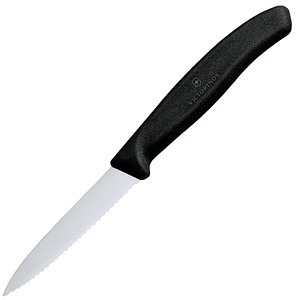 7611160003041 - VICTORINOX Küchenmesser  Swiss Classic silber schwarz glänzend Klinge 80 cm