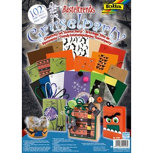 4001868025460 - Bastelset Gruselparty mehrfarbig 102 St 4001868025460 - Bastelset Gruselparty mehrfarbig 102 St