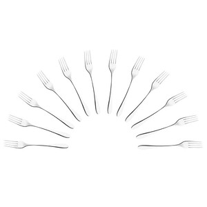 solex® Gabel Ava silber, 12 St.