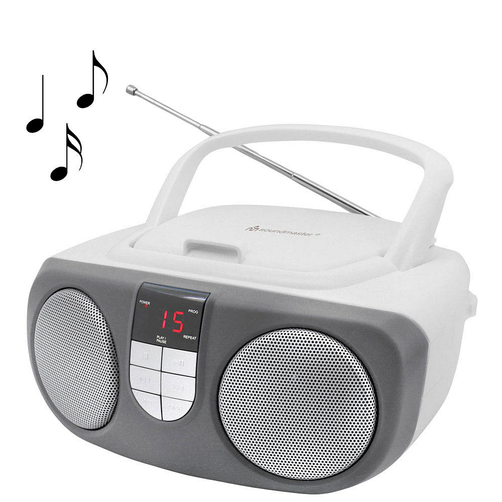 soundmaster SCD1400WE Tragbarer CDPlayer office discount